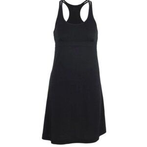 Icebreaker Muse Dress Womens 100% Wool Short Black Tank Size Small EUC